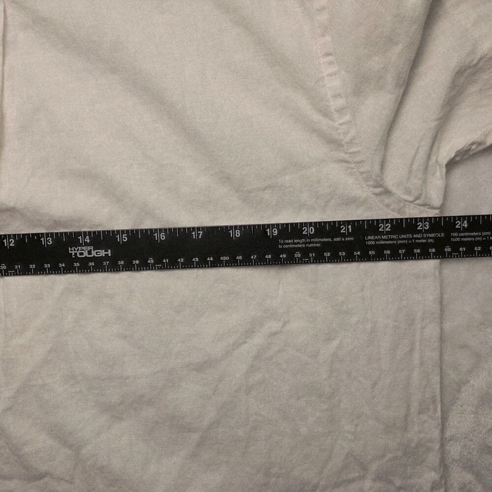 Chaps Coastland Wash Men's Large White Linen Short Sleeve Shirt - Thumbnail 5