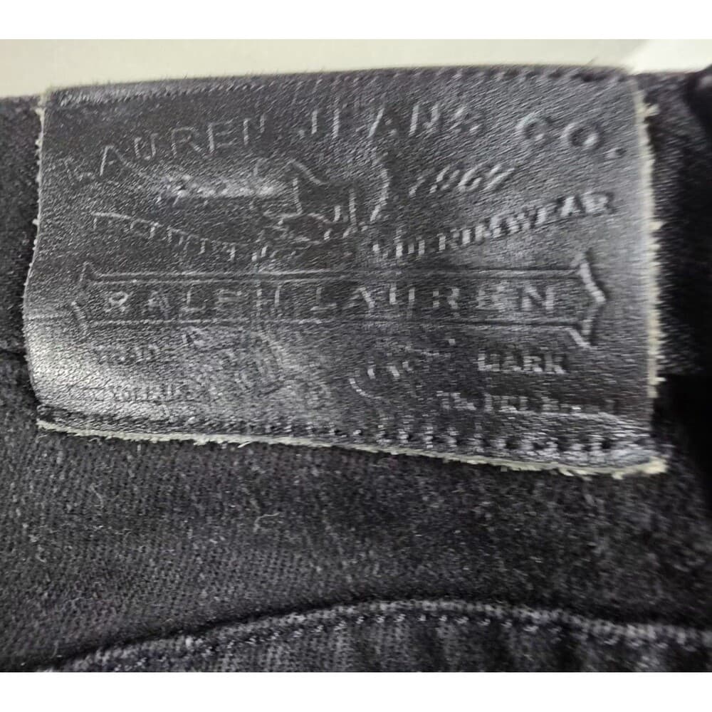 Lauren Jeans‎ Company Women's Sz 8 Black Classic Bootcut Stretch Jeans - Thumbnail 8