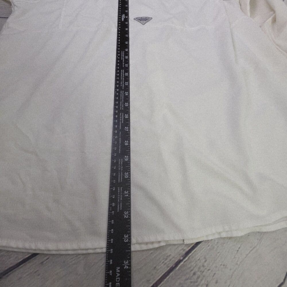 Columbia Men's XL White PFG Omni Shield Long Sleeve Fishing Shirt - Thumbnail 9