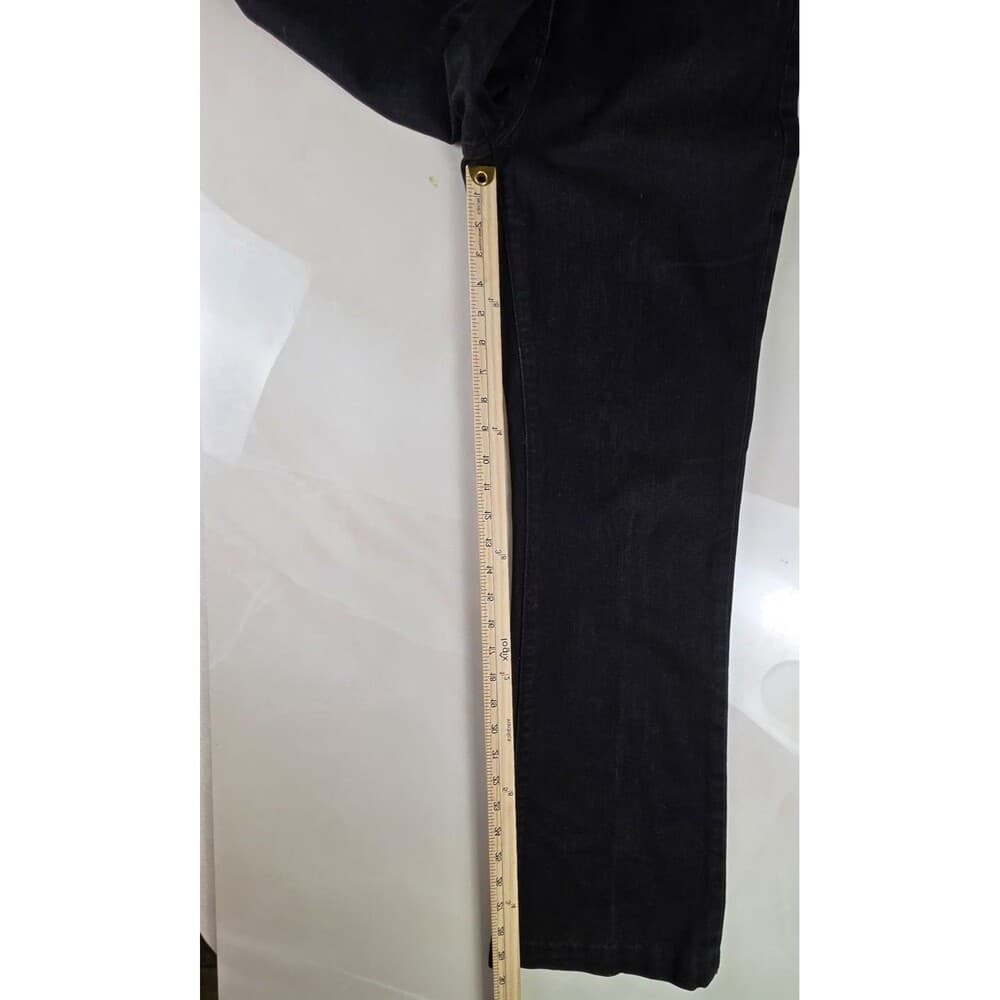 Lauren Jeans‎ Company Women's Sz 8 Black Classic Bootcut Stretch Jeans - Thumbnail 6
