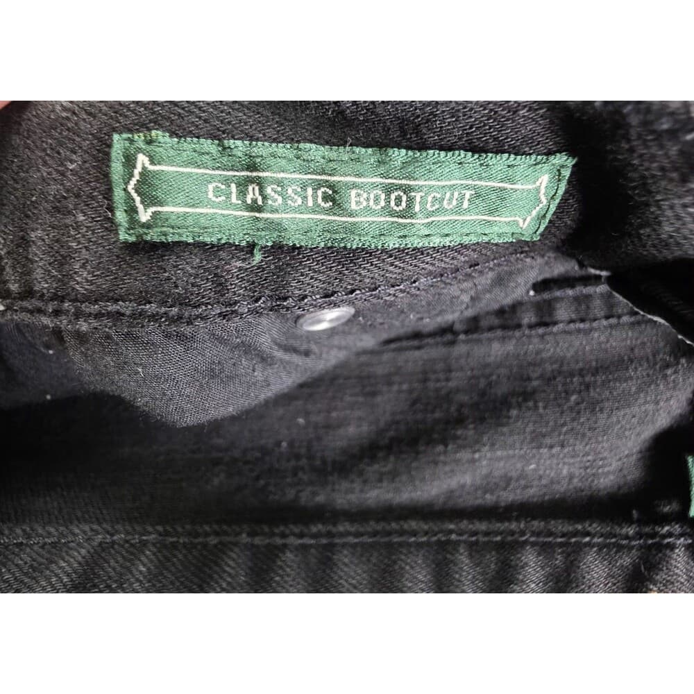 Lauren Jeans‎ Company Women's Sz 8 Black Classic Bootcut Stretch Jeans - Thumbnail 3