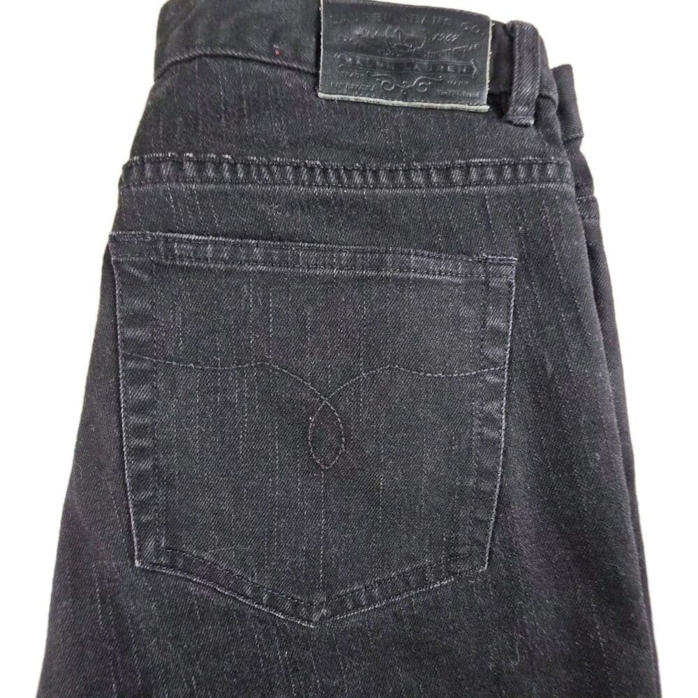 Lauren Jeans‎ Company Women's Sz 8 Black Classic Bootcut Stretch Jeans - Thumbnail 9