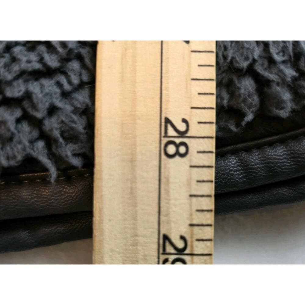 Abercrombie Sherpa Jacket Womens Large Soft Gray Quarter Zip Pullover RN 75654 - Thumbnail 7
