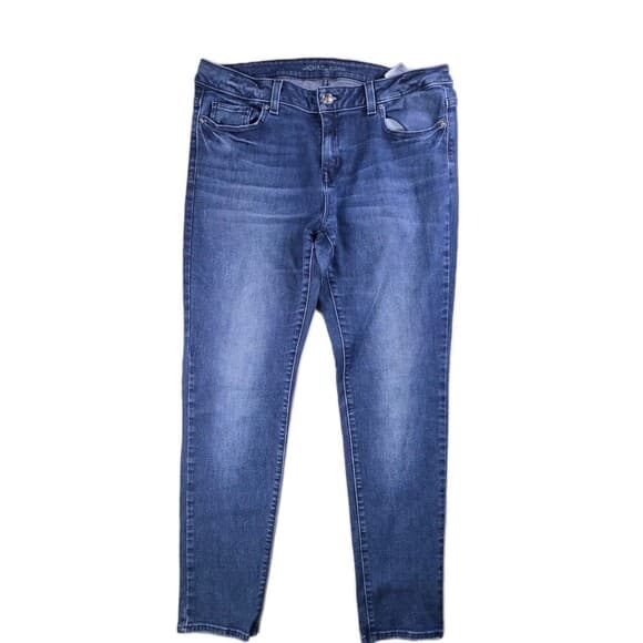 Michael‎ Kors Women's Size 8 Skinny Leg Medium Wash Blue Denim Jeans - Thumbnail 11