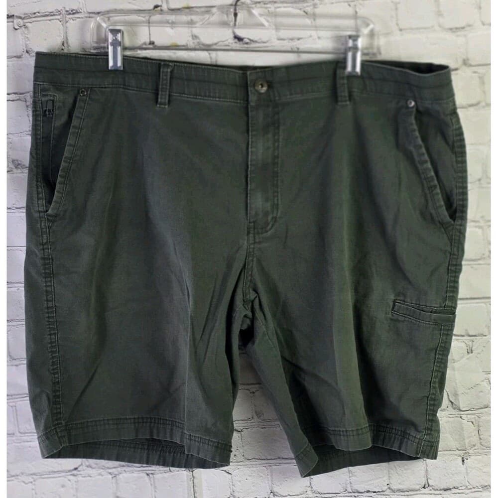 Weatherproof Mens 42" Green Cargo Hiking Shorts - Thumbnail 11