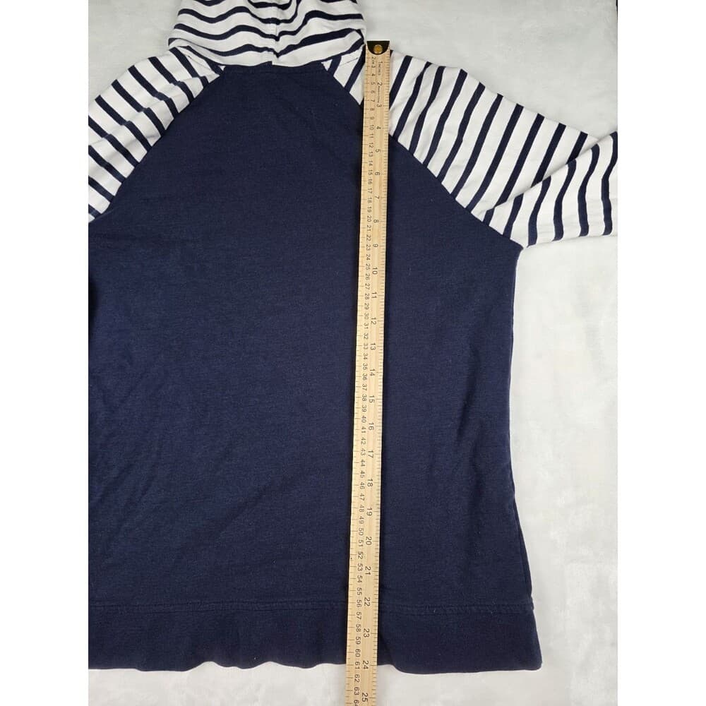 Orvis‎ Hoodie Women's Small Blue Striped Lightweight Pullover - Thumbnail 5
