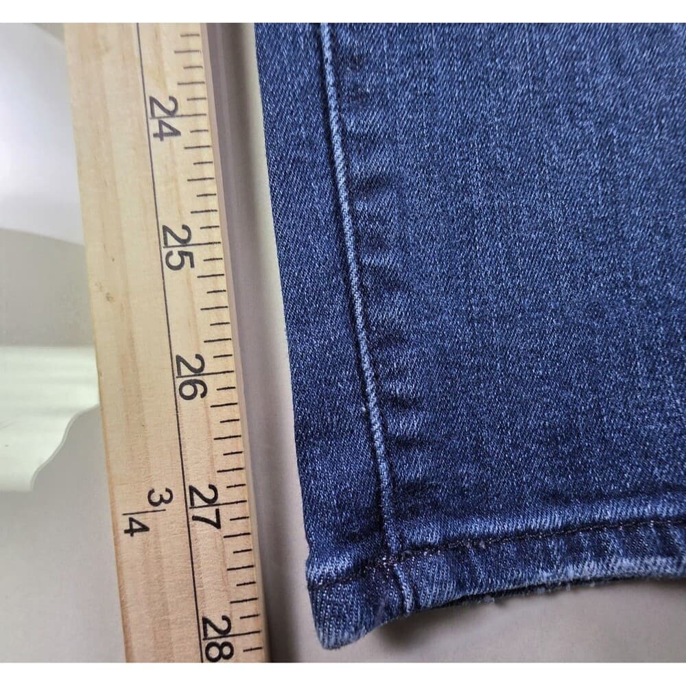Michael‎ Kors Women's Size 8 Skinny Leg Medium Wash Blue Denim Jeans - Thumbnail 5