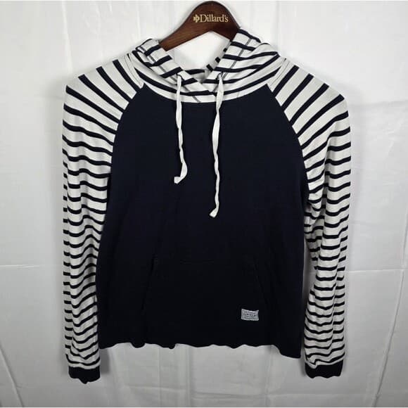 Orvis‎ Hoodie Women's Small Blue Striped Lightweight Pullover - Thumbnail 7