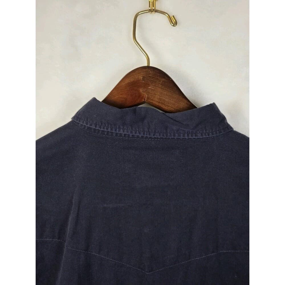 Vintage‎ Wrangler Men's Large Pearl Snap Long Sleeve Shirt - Thumbnail 5