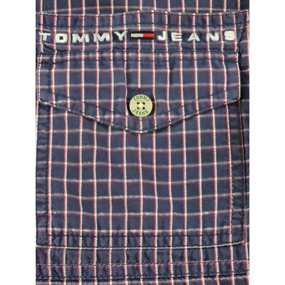 Vintage Tommy Hilfiger Men's XL Button Down Checkered‎ Shirt - Thumbnail 2