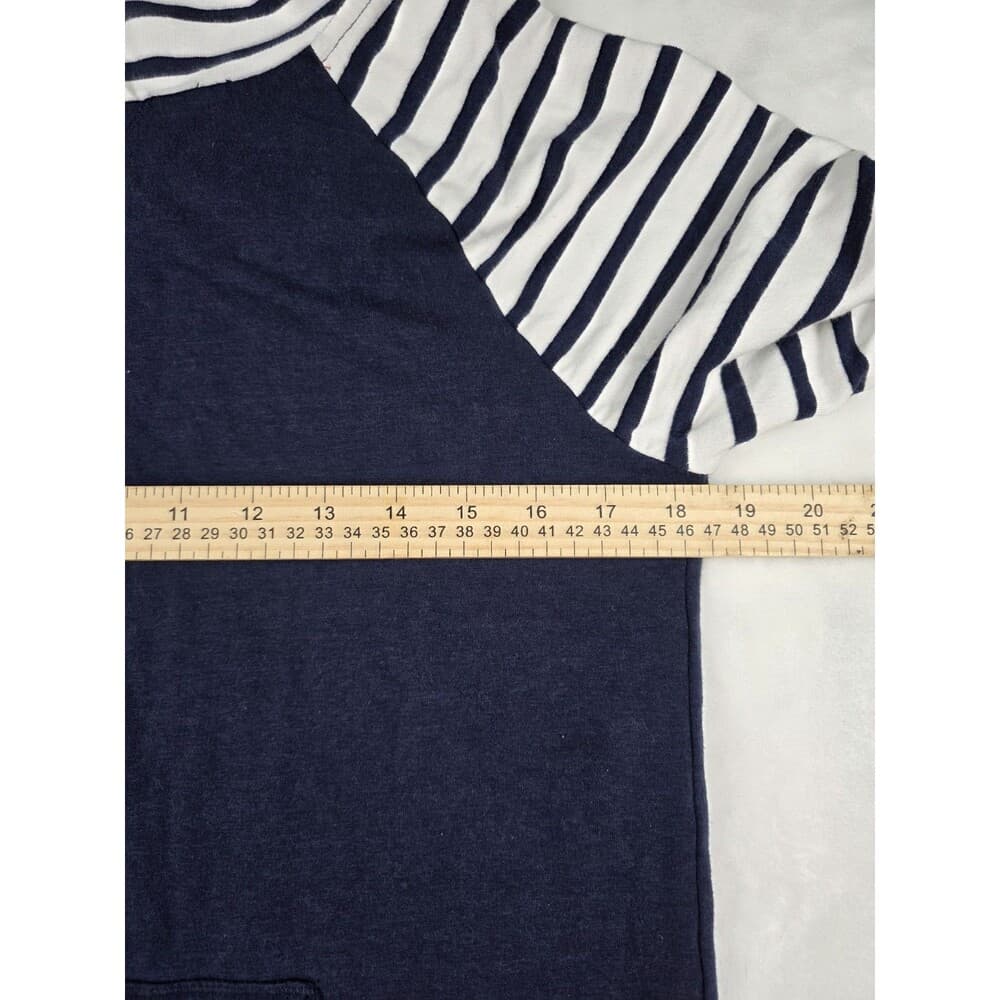 Orvis‎ Hoodie Women's Small Blue Striped Lightweight Pullover - Thumbnail 4