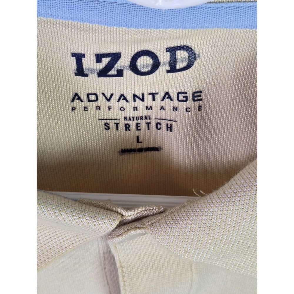 Izod Men's‎ Yellow Polo Shirt Size XL - Thumbnail 2