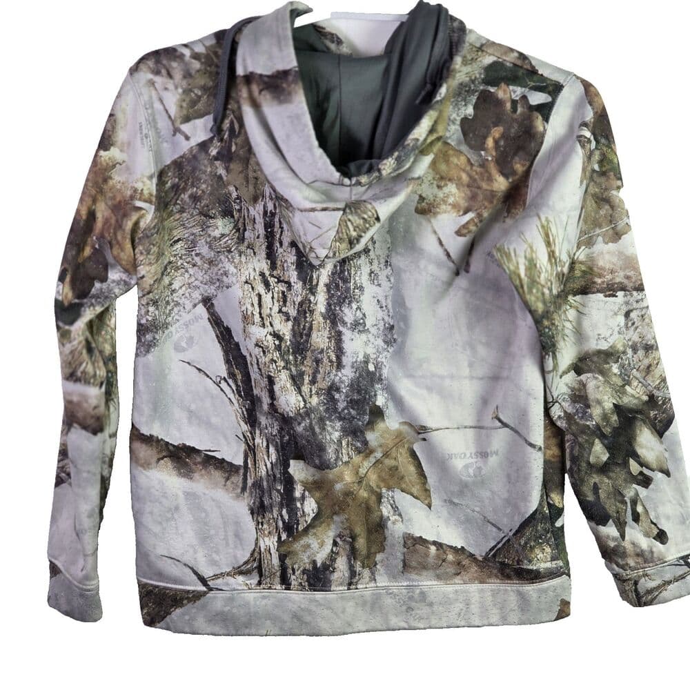 Mossy Oak Women's M (8-10) Country Snowdrift Hooded Sweatshirt - Thumbnail 5