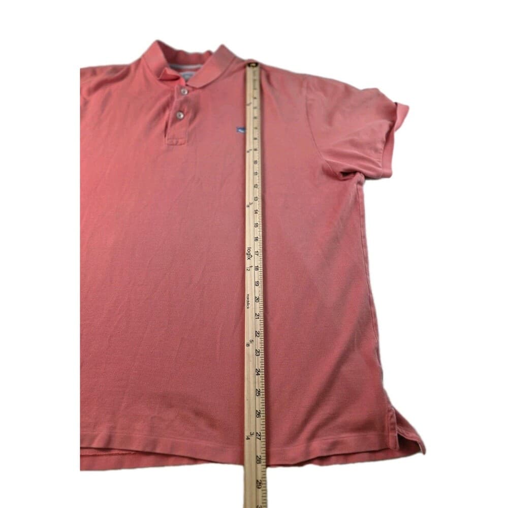 Southern Tide Men's XL Coral Short‎ Sleeve Polo Shirt - Thumbnail 7
