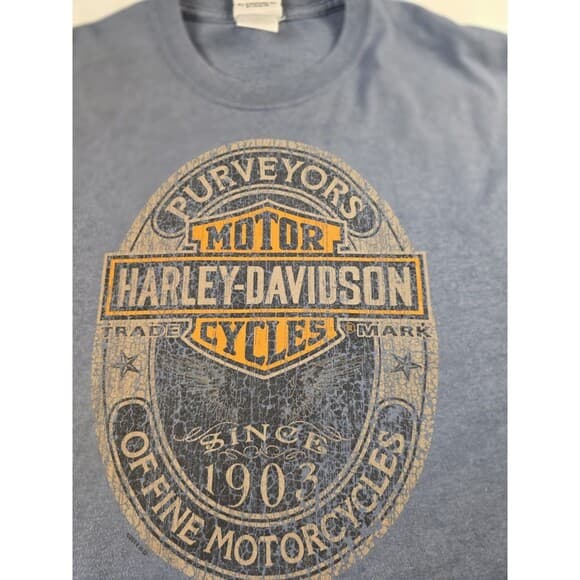 Vintage‎ Harley Davidson Men's XL T-Shirt With Flaws - Thumbnail 8