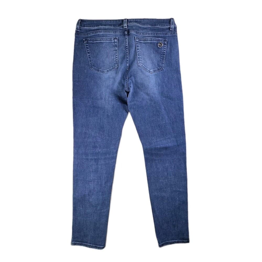 Michael‎ Kors Women's Size 8 Skinny Leg Medium Wash Blue Denim Jeans - Thumbnail 9