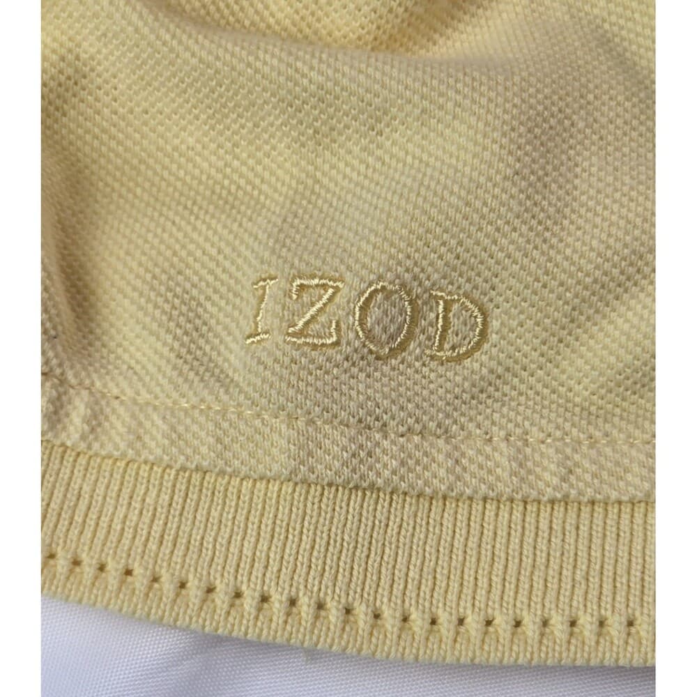 IZOD Men’s‎ Medium Yellow Short Sleeve Shirt - Thumbnail 6