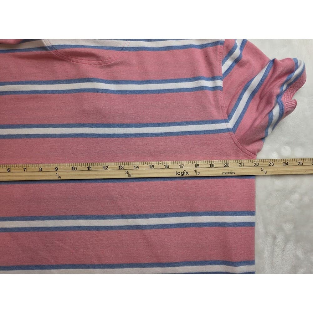 IZOD Mens XL Pink‎ Advantage Performance Short Sleeve Shirt - Thumbnail 3