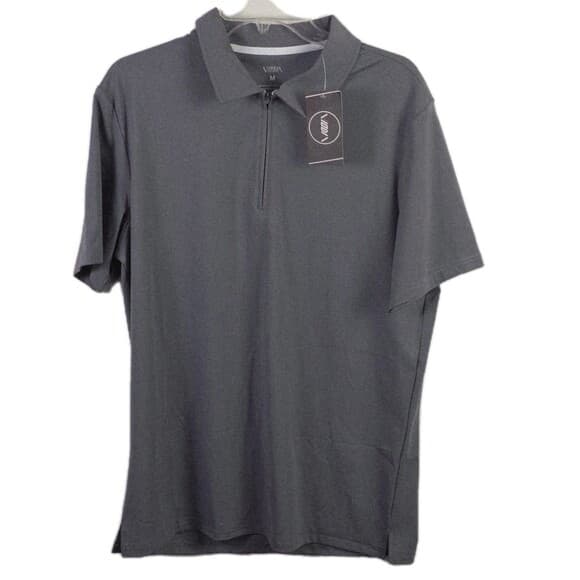 NWT Viodio Men's Medium Gray 1/4 Zip Long Sleeve Pullover - Thumbnail 12
