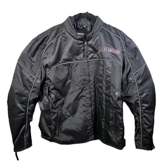Harley Davidson Men's XXL Black Roadway Reflective Jacket 98234-13VM - Thumbnail 15
