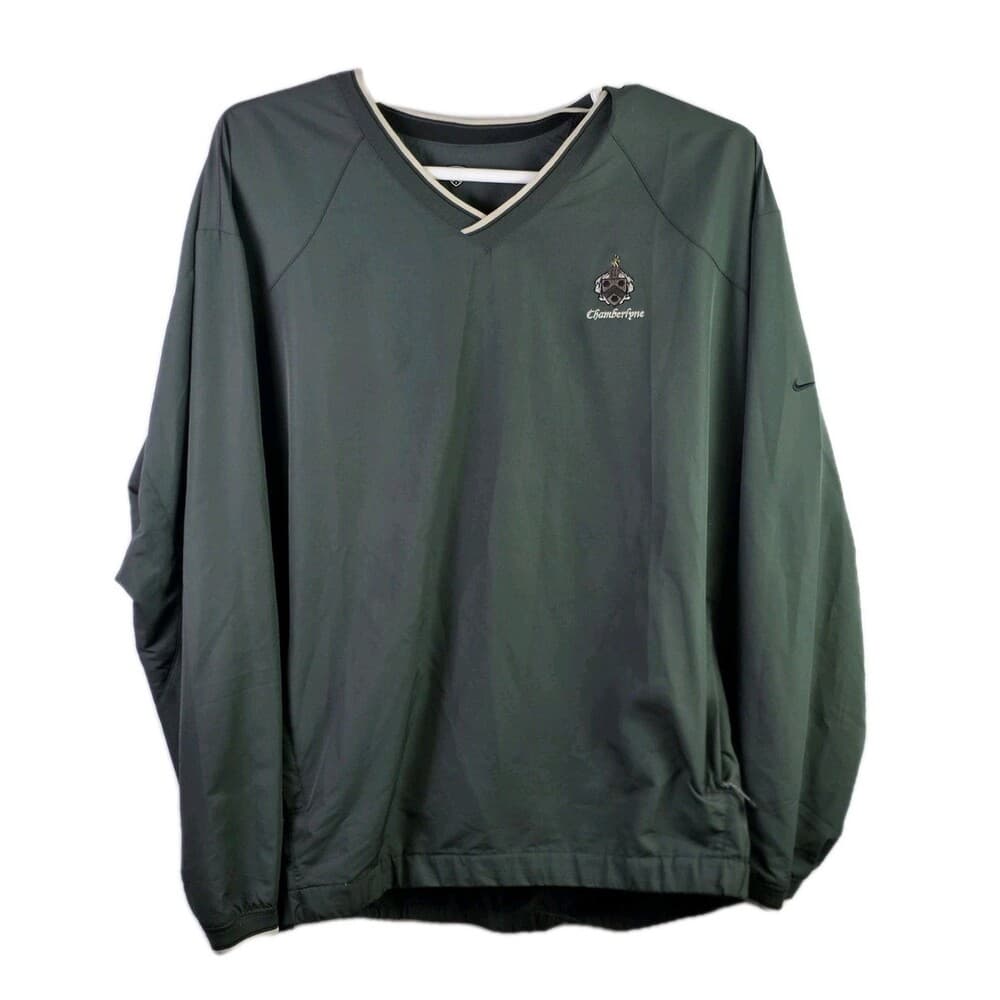 Nike Men's XXL Green Chamberlyne Golf V-Neck WindBreaker - Thumbnail 12