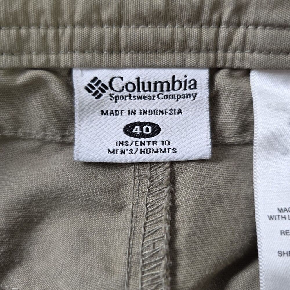 Columbia Men's Size 40 Omni Shade Khaki Chino Shorts - Thumbnail 2