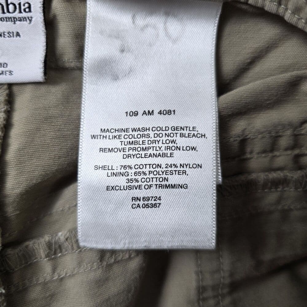 Columbia Men's Size 40 Omni Shade Khaki Chino Shorts - Thumbnail 4