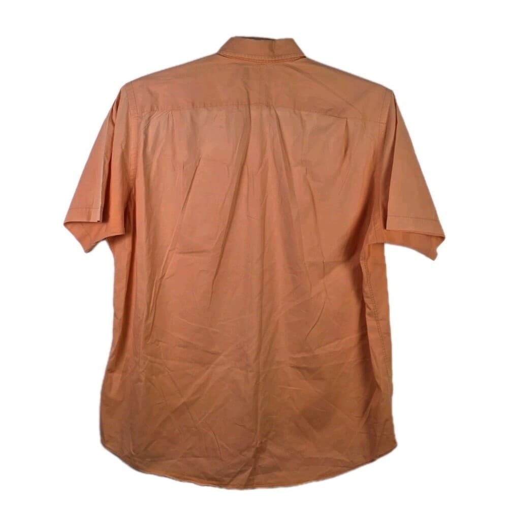 Vtg Polo Ralph Lauren Men's Large Orange Chamois Outdoor Button Down Shirt - Thumbnail 6