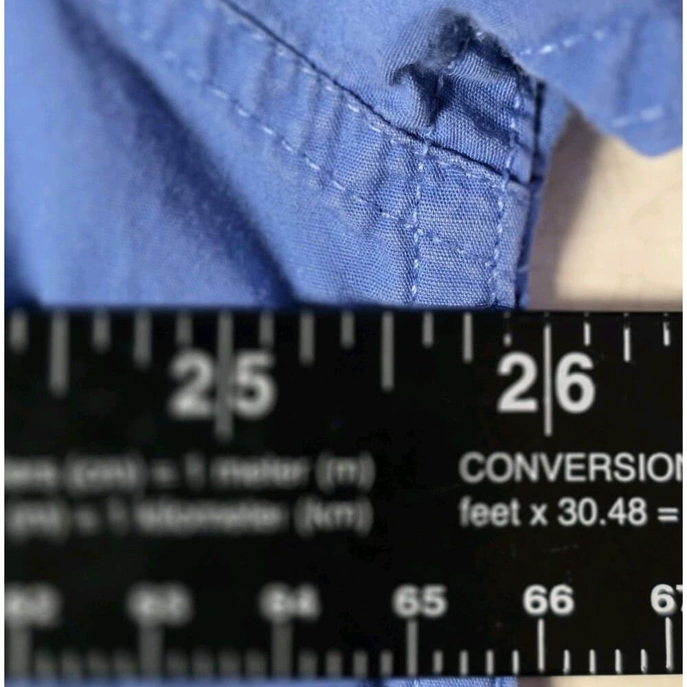 Orvis Men's Large Blue Vented Long Sleeve Button Up‎ Fishing Shirt - Thumbnail 5