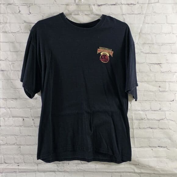 2009 Fayetteville AR Men's XL Black Motorcycle Rally Short Sleeve T-Shirt - Thumbnail 10