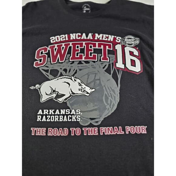 2021 Arkansas Razorbacks Sweet 16 Men's XL Short Sleeve Shirt‎ - Thumbnail 6