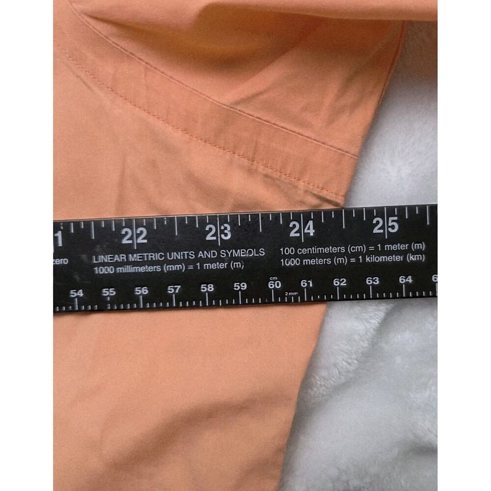 Vtg Polo Ralph Lauren Men's Large Orange Chamois Outdoor Button Down Shirt - Thumbnail 5