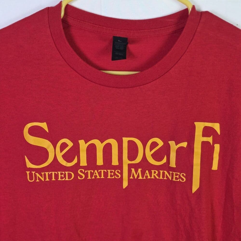 USMC Men's Large Red And Black Short Sleeve‎ T-shirts (2) - Thumbnail 10