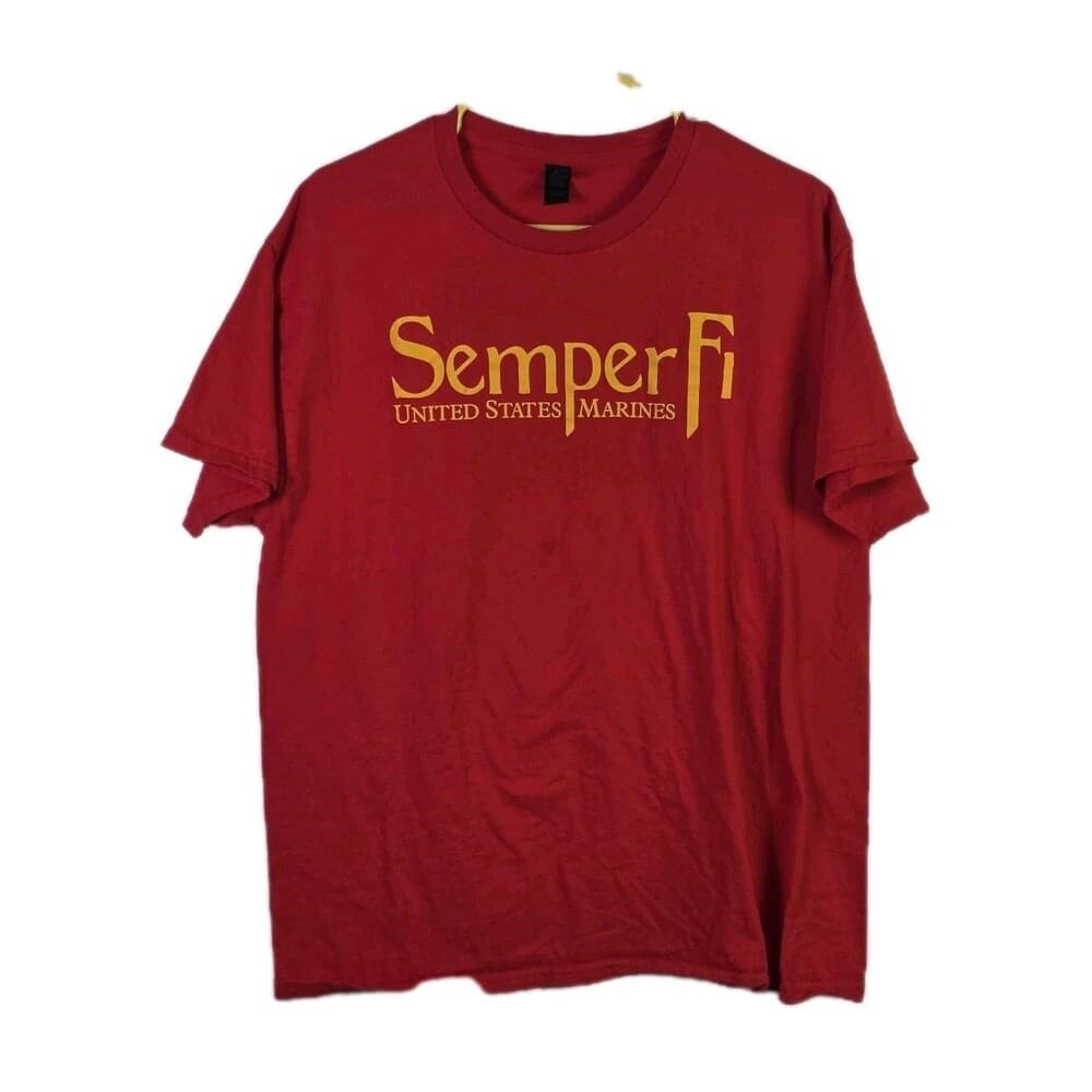 USMC Men's Large Red And Black Short Sleeve‎ T-shirts (2) - Thumbnail 9