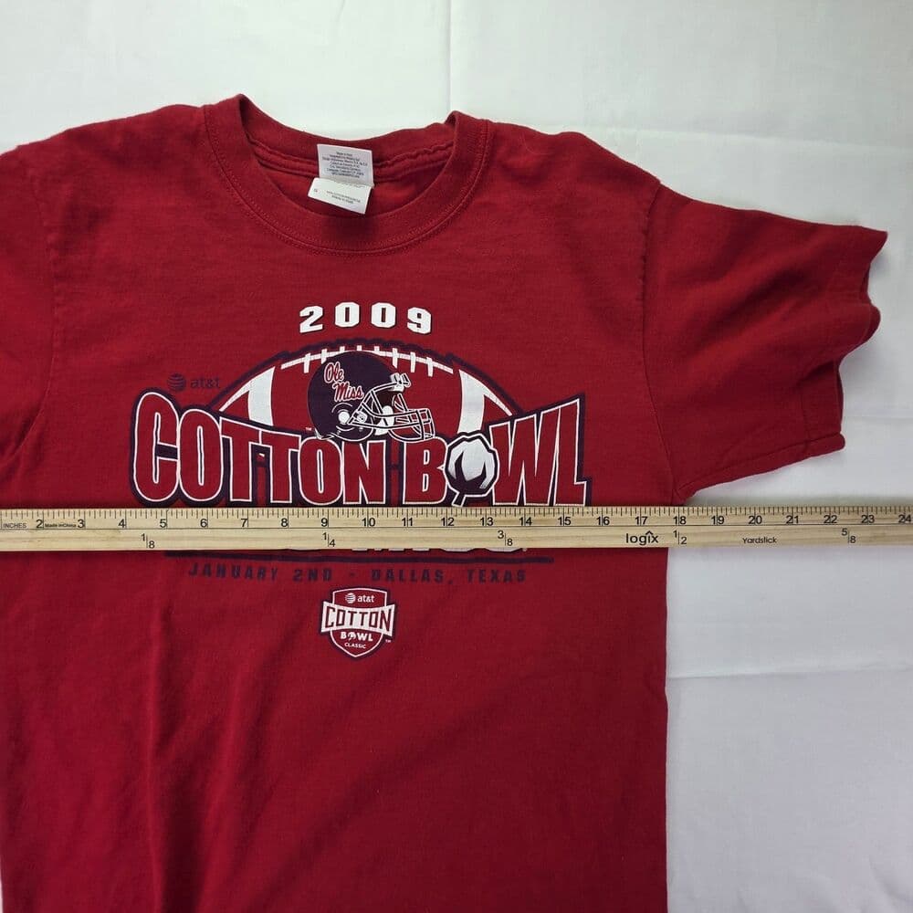 2009 Ole‎ Miss Rebels Cotton Bowl Champions Size Small - Thumbnail 5