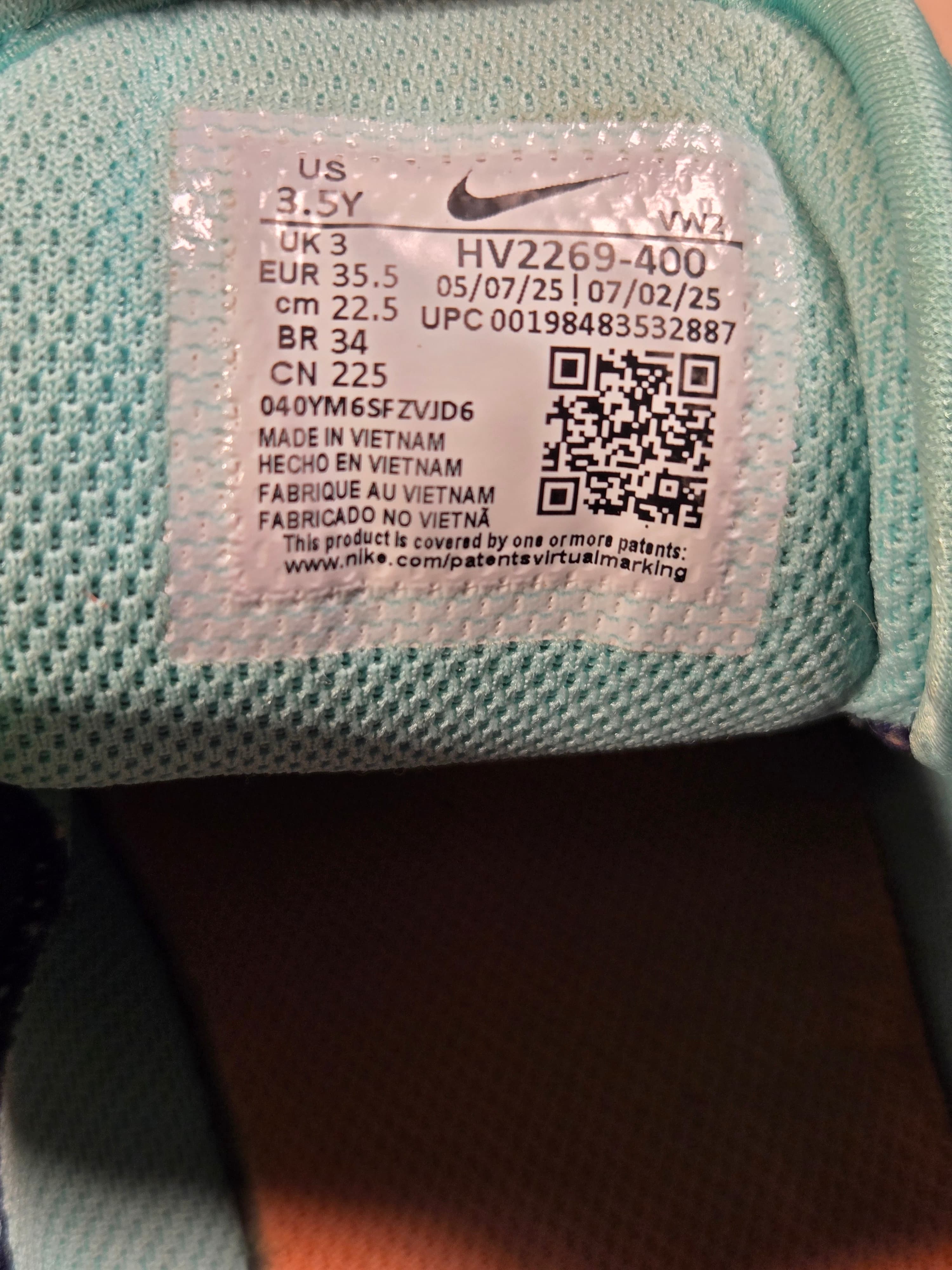 Nike LeBron Witness 6 GS Multicolor Abstract Youth Kids Shoes Size 3.5Y Good - Thumbnail 6