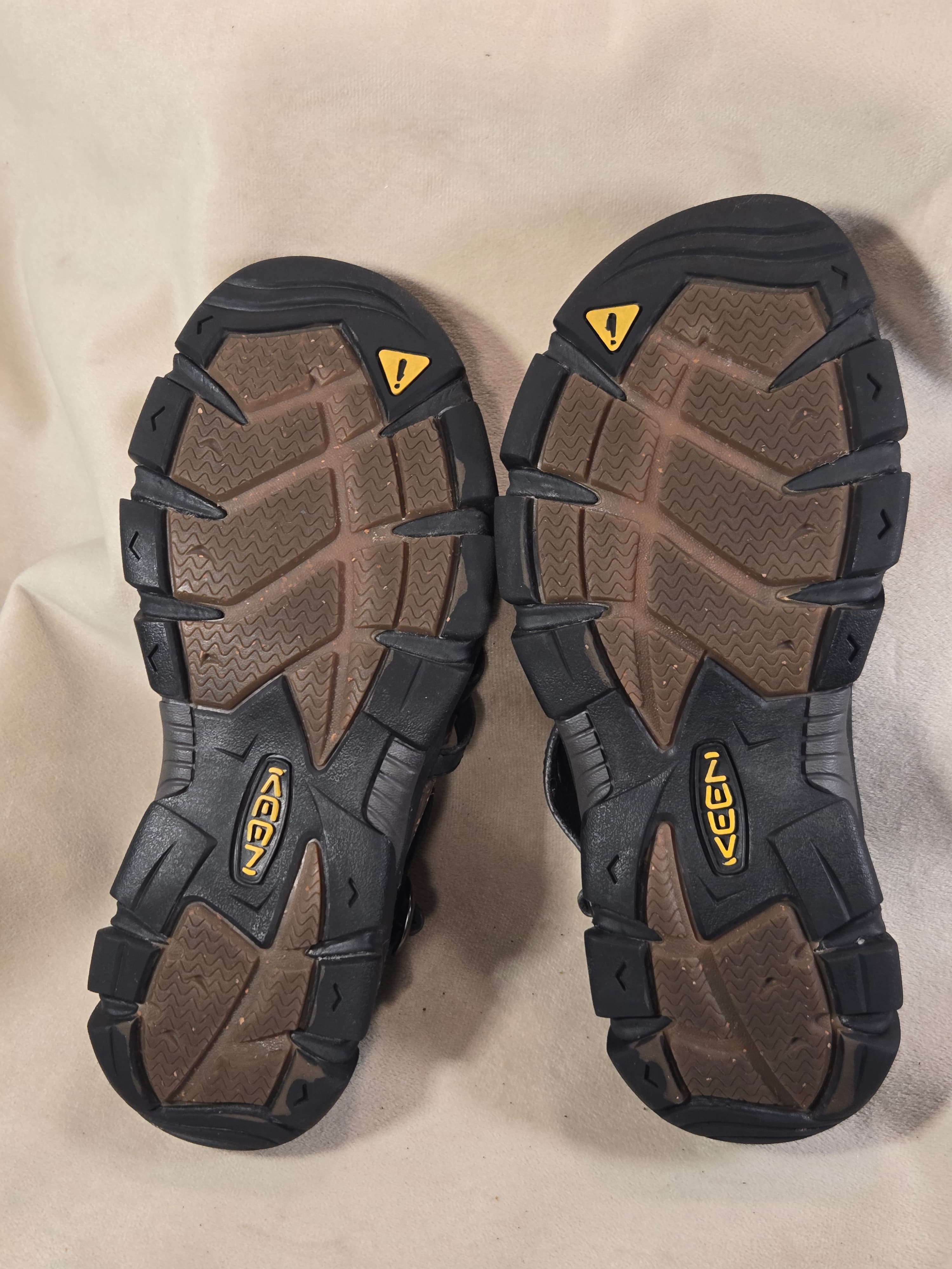 KEEN Daytona Black Leather Slide Sandals Hiking Comfort Women's Size 9 Good - Thumbnail 7
