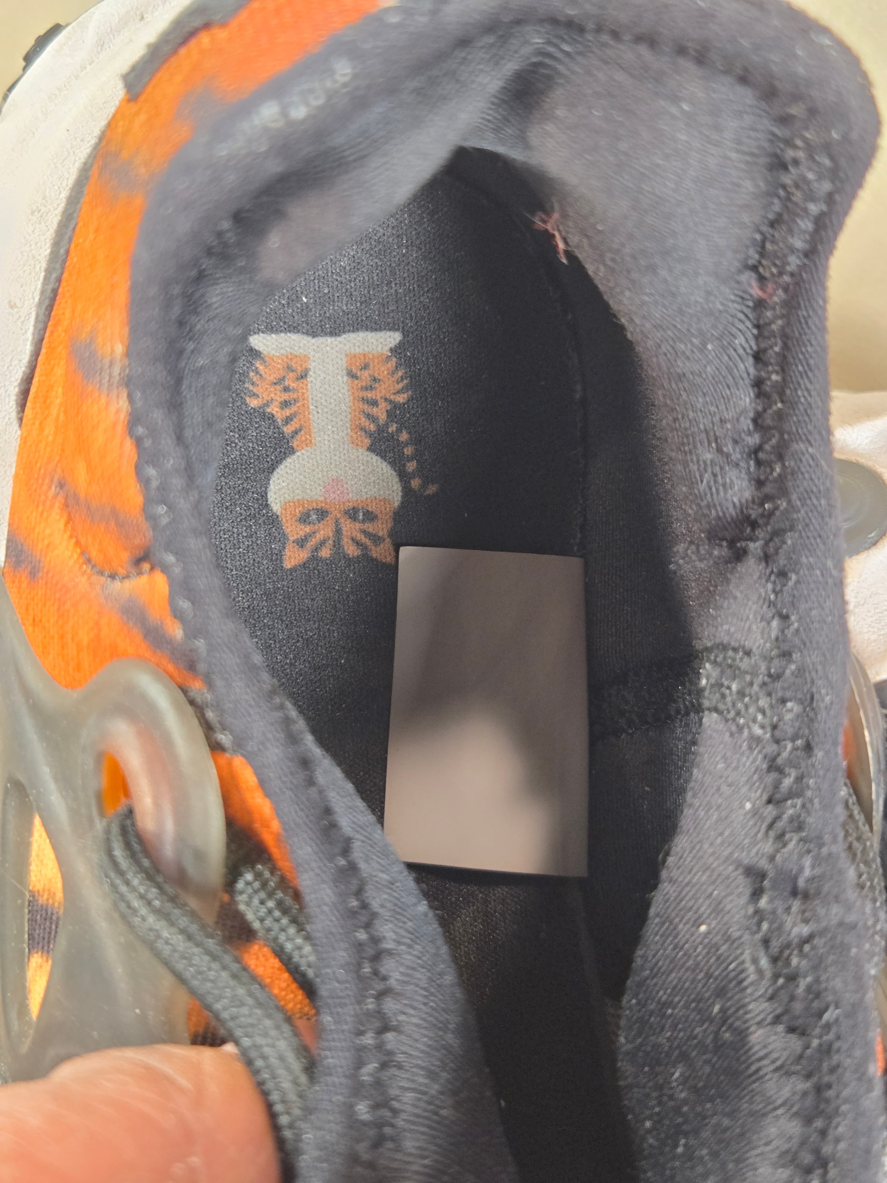 Nike React Presto Boys Youth Size 5Y Tiger Print Orange Black Running Shoes Rare - Thumbnail 15
