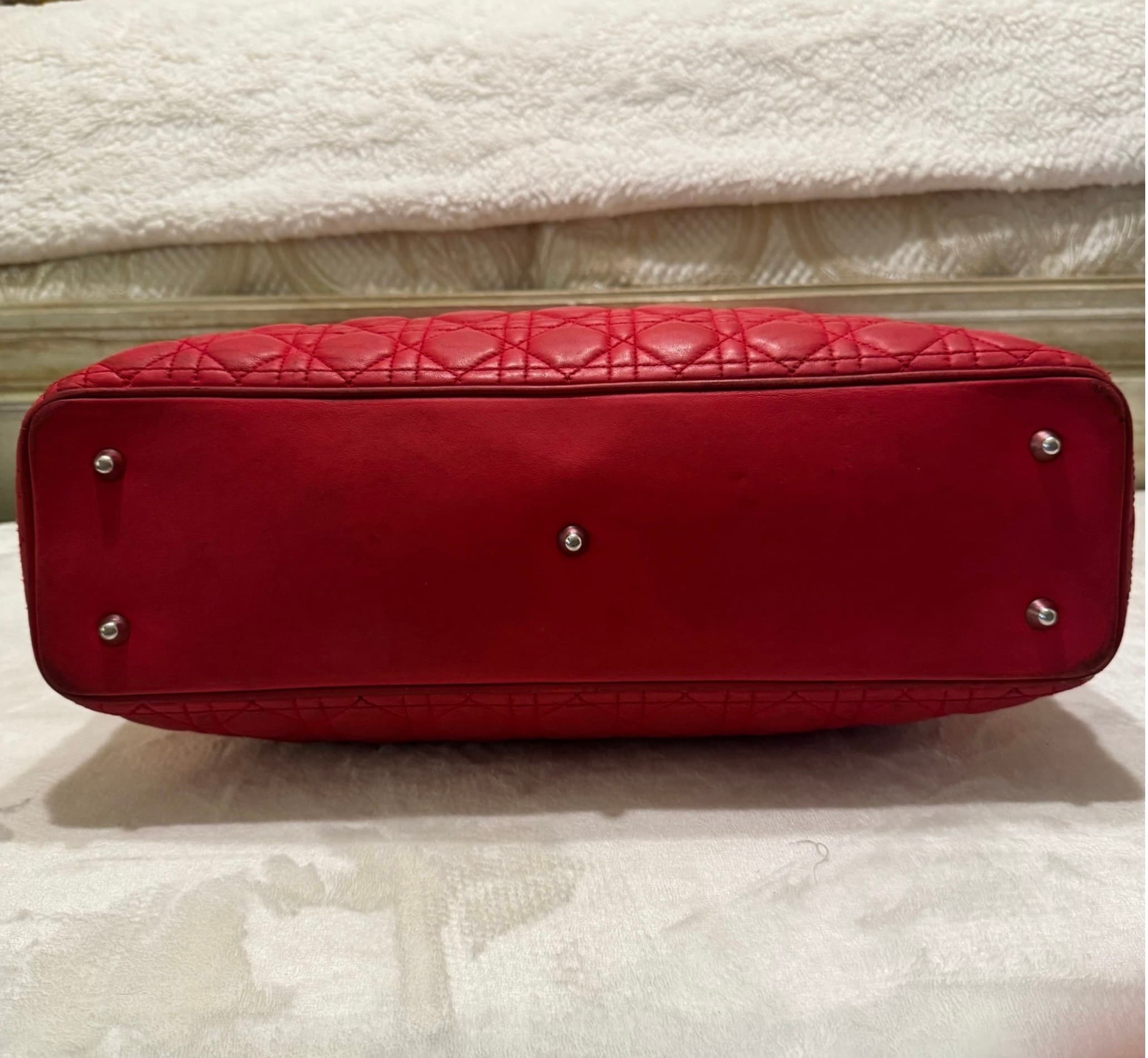 Dior “Lady Dior” Large Handbag - Thumbnail 4