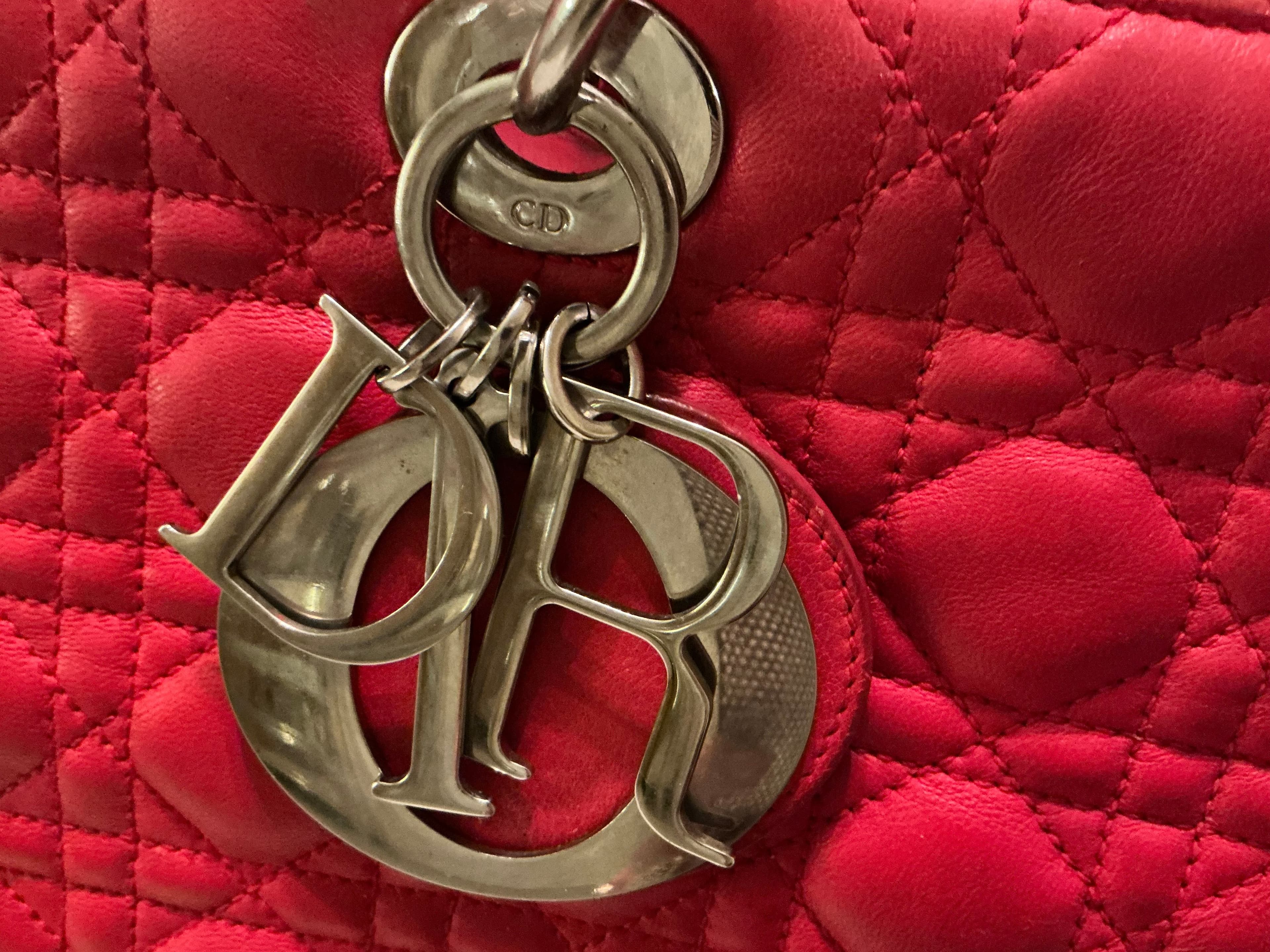 Dior “Lady Dior” Large Handbag - Thumbnail 3