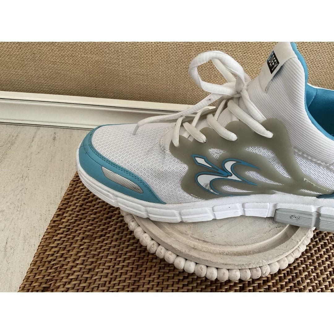 GDEFY Women's Energiya Gravity Defyer Athletic Shoes White, Aqua Sz. 11 - Thumbnail 10