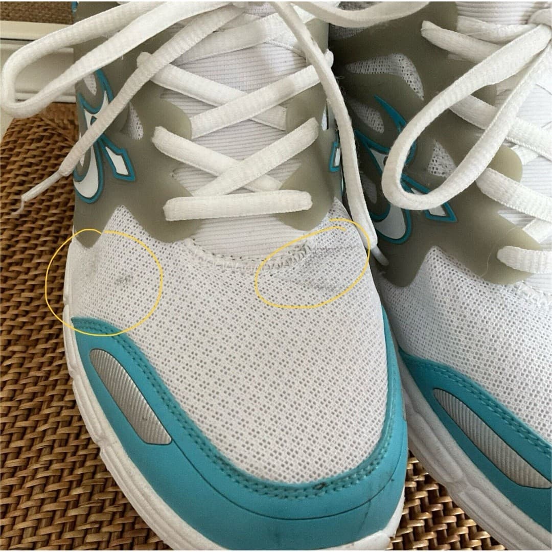 GDEFY Women's Energiya Gravity Defyer Athletic Shoes White, Aqua Sz. 11 - Thumbnail 3