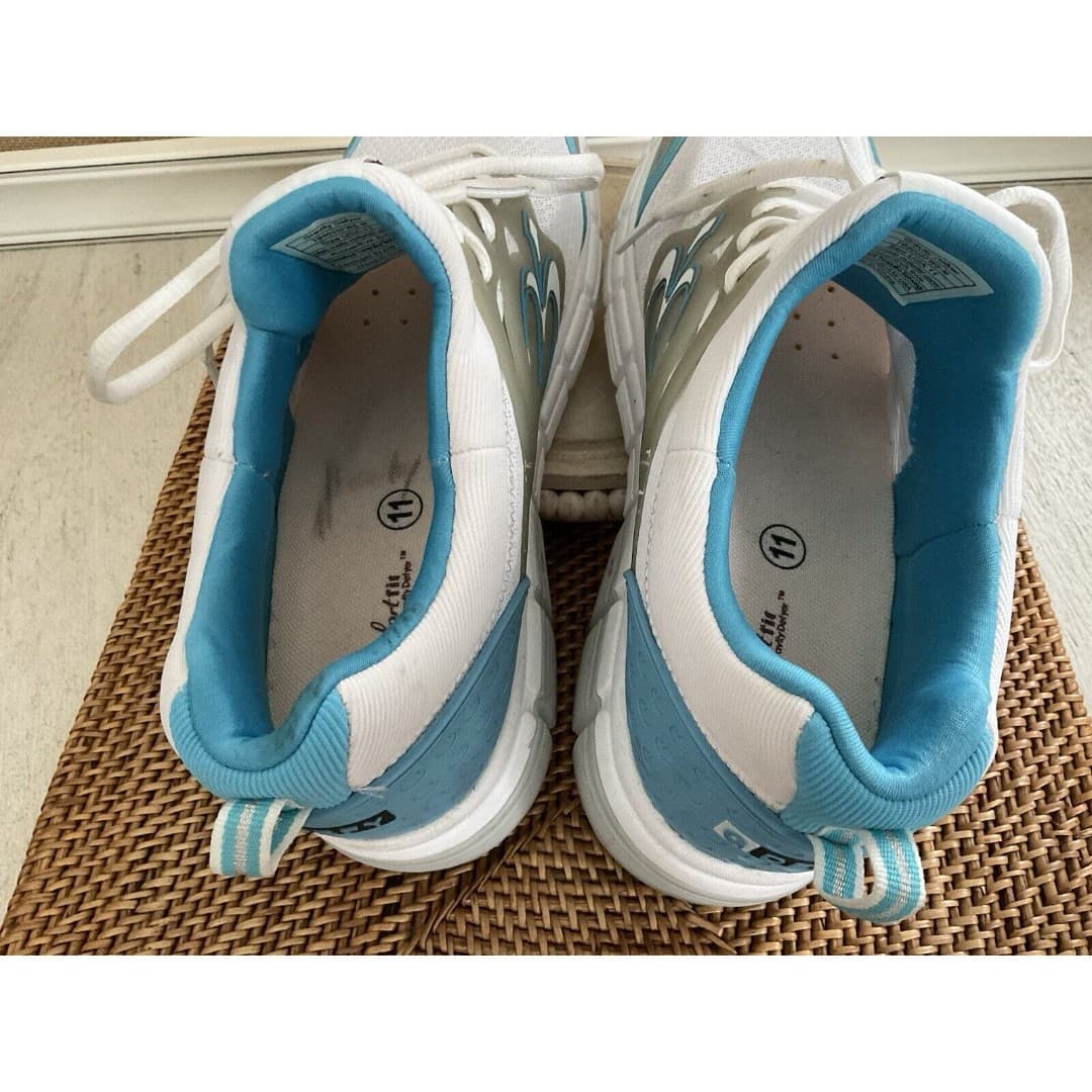 GDEFY Women's Energiya Gravity Defyer Athletic Shoes White, Aqua Sz. 11 - Thumbnail 12