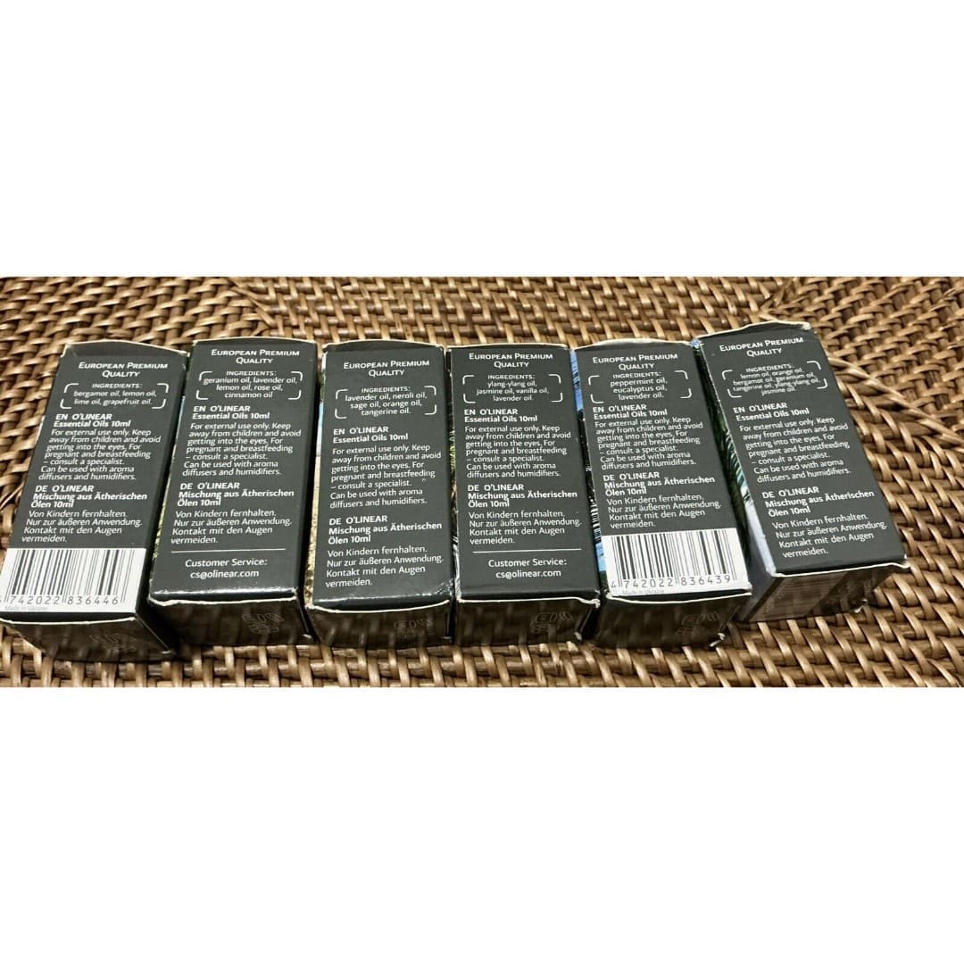 O'Linear Relaxation Essential Oils Blend 10ml 6 Packs Aromatherapy - Thumbnail 4