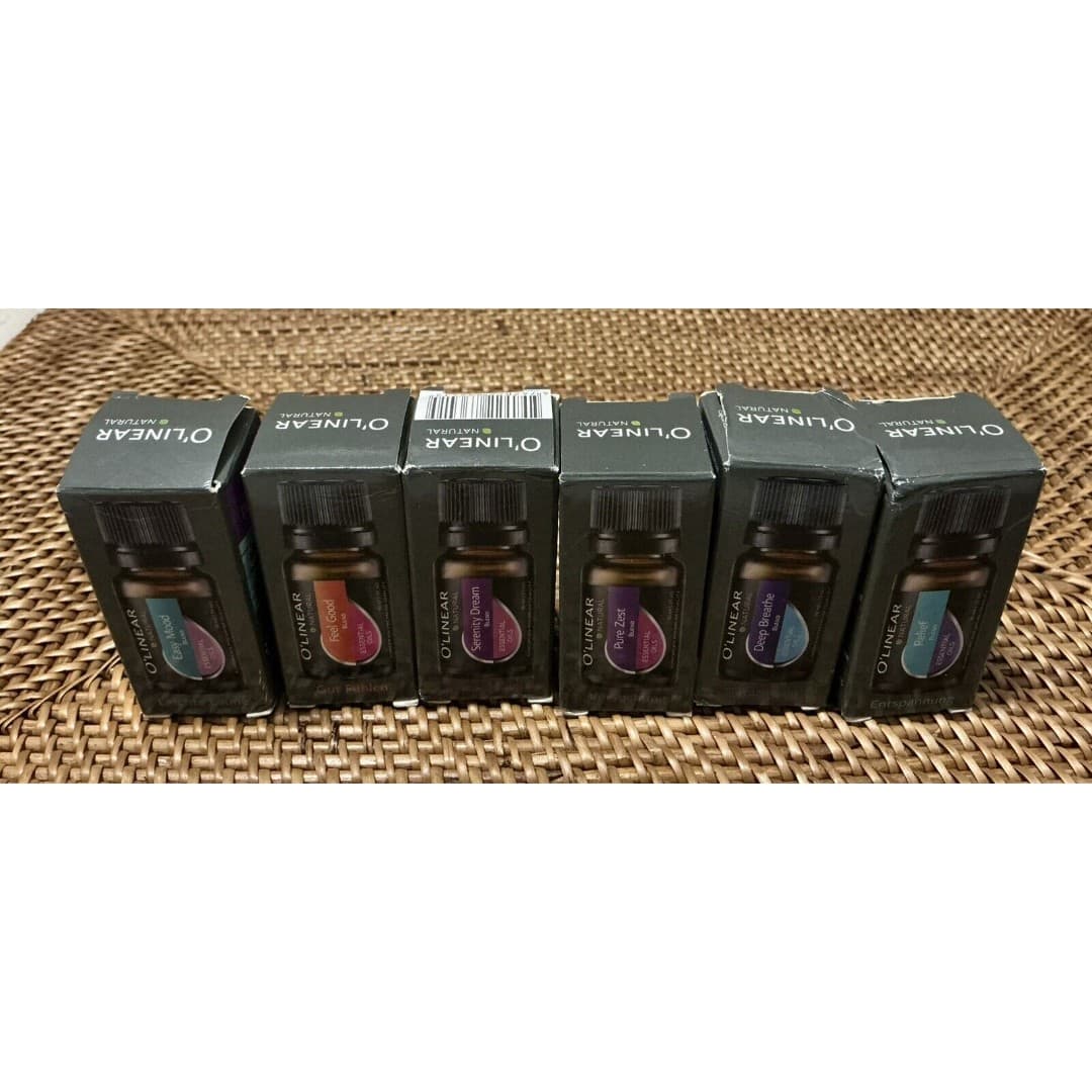 O'Linear Relaxation Essential Oils Blend 10ml 6 Packs Aromatherapy