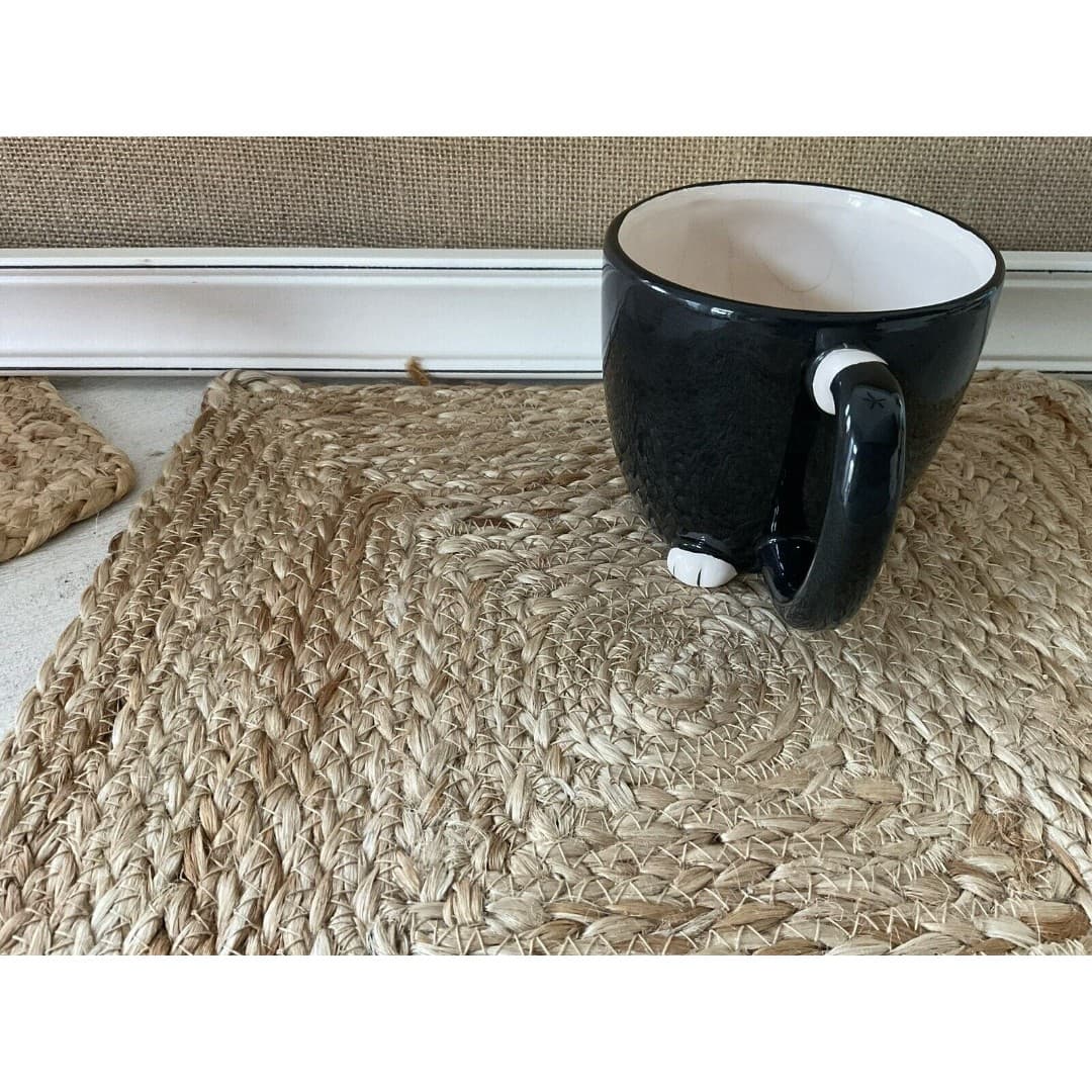 Black Cat Mug Ceramic 20 oz. Dishwasher and microwave safe - Thumbnail 2