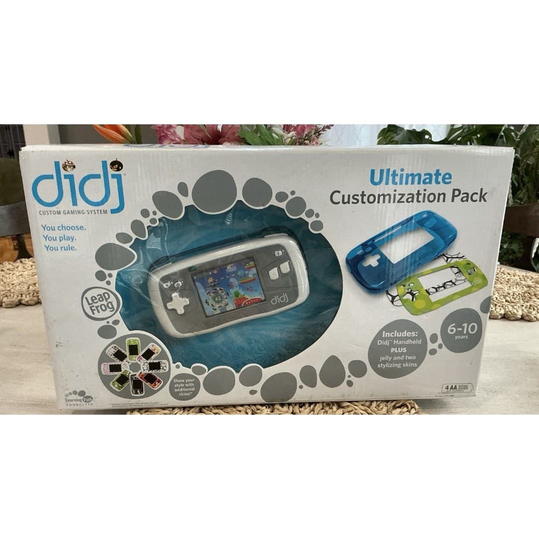 Leap Frog Didj Custom Learning Gaming System Ultimate Customization Pack NEW