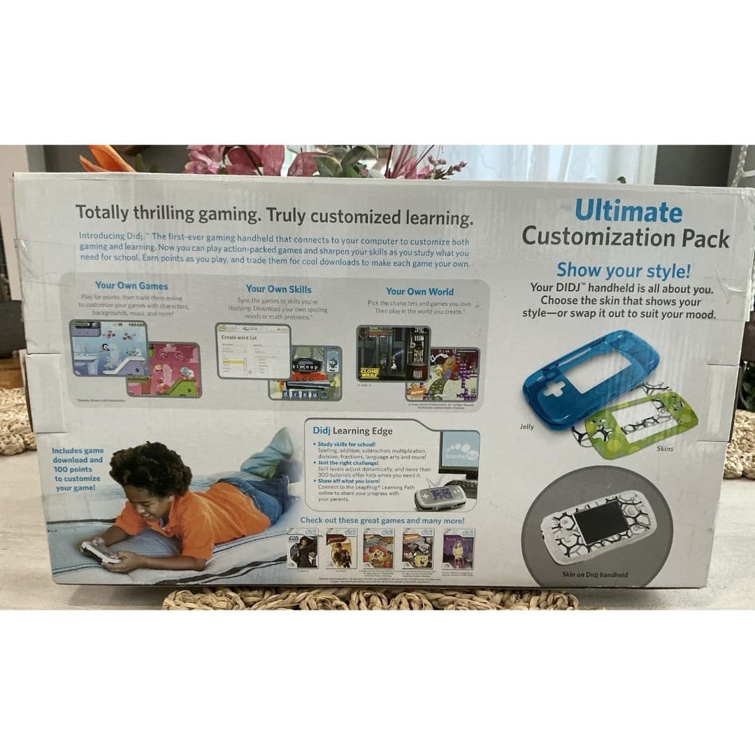 Leap Frog Didj Custom Learning Gaming System Ultimate Customization Pack NEW - Thumbnail 4