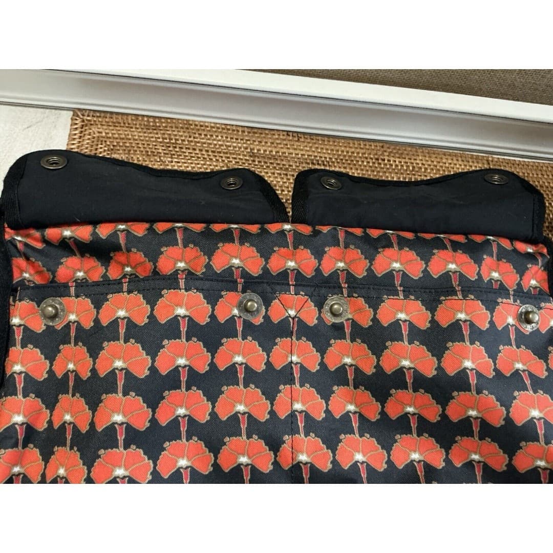 Vintage GAP Crossbody Messenger Bag Blk/Orange - Thumbnail 4