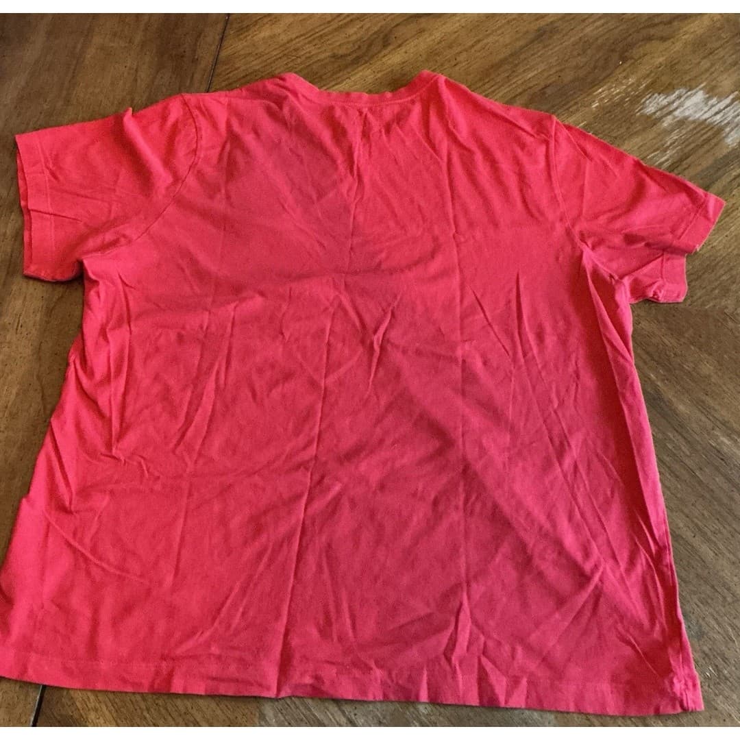 NIKE T-Shirt Just Do It Patch Red SZ XXL - Thumbnail 4